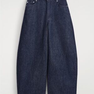 COS Dark Blue Flare Jeans
